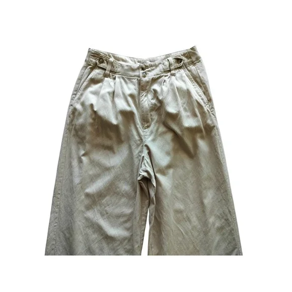 Madewell Women's Harvest Moon The Harlow Wide-Leg Pants Full-Length Size 8 - Picture 3 of 13